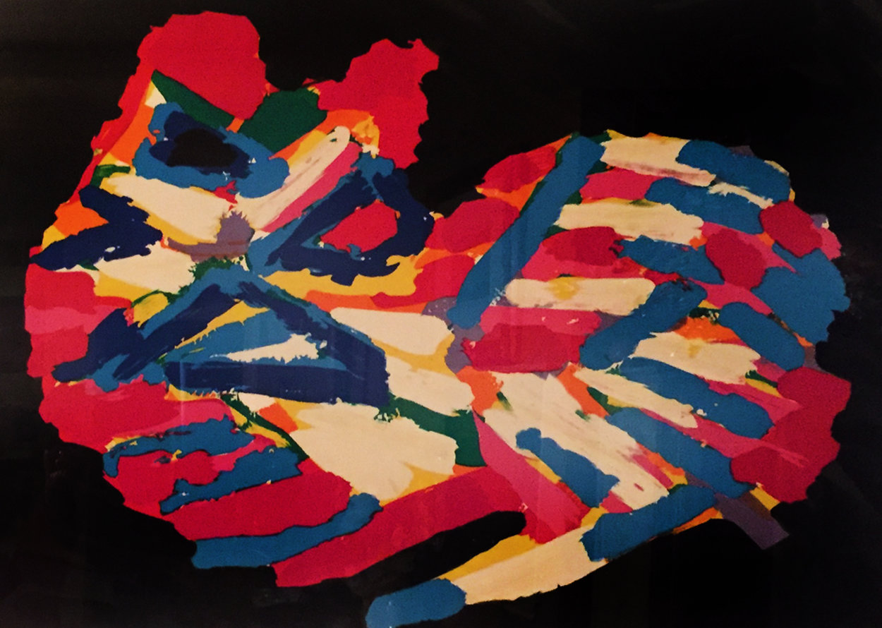 Sleeping Cat 1978 Limited Edition Print by Karel Appel Sleeping Cat 1978 Limited Edition Print by Karel Appel
