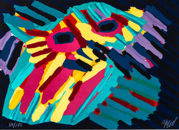 Big Head Coming Down 1979 Limited Edition Print - Karel Appel Big Head Coming Down 1979 Limited Edition Print - Karel Appel