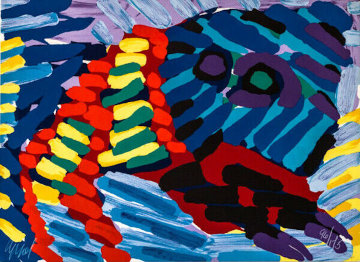 See Me Running 1978 Limited Edition Print - Karel Appel See Me Running 1978 Limited Edition Print - Karel Appel