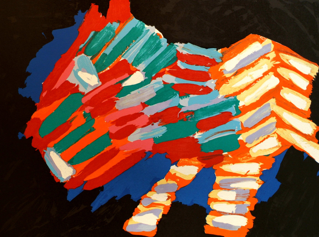 Cat in the Night 1978 Limited Edition Print by Karel Appel Cat in the Night 1978 Limited Edition Print by Karel Appel