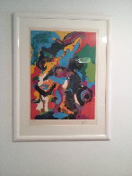Untitled Lithograph 1976 Huge Limited Edition Print by Karel Appel - 1