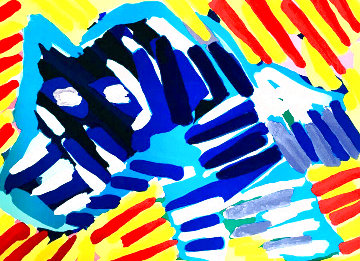 Bull Dog 1980 Limited Edition Print - Karel Appel Bull Dog 1980 Limited Edition Print - Karel Appel
