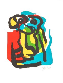 T. V. Blues 1975 Limited Edition Print - Karel Appel T. V. Blues 1975 Limited Edition Print - Karel Appel