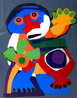 Untitled Lithograph Limited Edition Print - Karel Appel