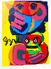 Two Faces Limited Edition Print by Karel Appel - 2