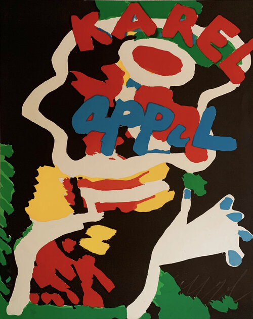 Untitled Abstract 1979 Limited Edition Print by Karel Appel