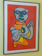 Man with Guitar 1975 Limited Edition Print by Karel Appel - 1 Man with Guitar 1975 Limited Edition Print by Karel Appel - 1