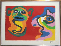 Waiting for the Second Kiss 1974 Limited Edition Print by Karel Appel - 1 Waiting for the Second Kiss 1974 Limited Edition Print by Karel Appel - 1