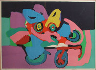 Flower Cart 1971 Limited Edition Print by Karel Appel - 0 Flower Cart 1971 Limited Edition Print by Karel Appel - 0