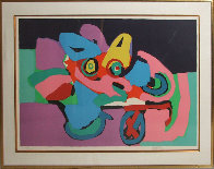 Flower Cart 1971 Limited Edition Print by Karel Appel - 1 Flower Cart 1971 Limited Edition Print by Karel Appel - 1