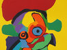 Visage AP Limited Edition Print by Karel Appel - 2 Visage AP Limited Edition Print by Karel Appel - 2