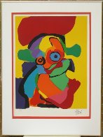 Visage AP Limited Edition Print by Karel Appel - 1 Visage AP Limited Edition Print by Karel Appel - 1