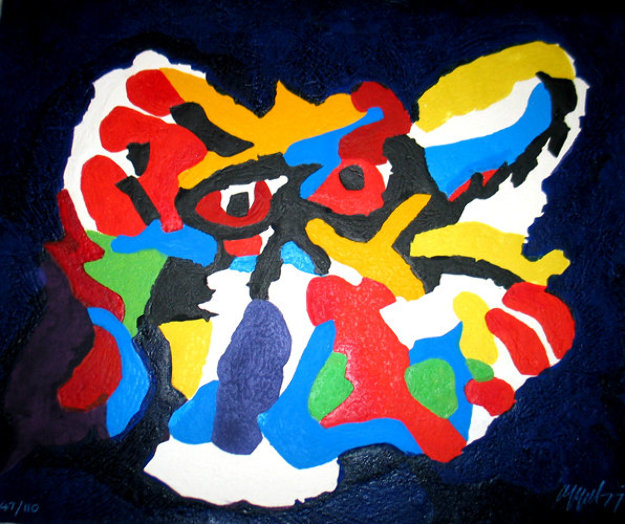 Untitled Etching 1977 Limited Edition Print - Karel Appel