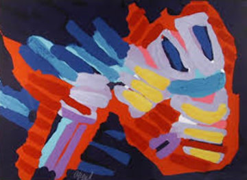 Untitled - Fish 1979 Limited Edition Print - Karel Appel Untitled - Fish 1979 Limited Edition Print - Karel Appel