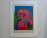 Fille Souliante 1969 Limited Edition Print by Karel Appel - 1 Fille Souliante 1969 Limited Edition Print by Karel Appel - 1