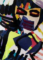 Personage in Blue 1980 Limited Edition Print by Karel Appel - 0 Personage in Blue 1980 Limited Edition Print by Karel Appel - 0