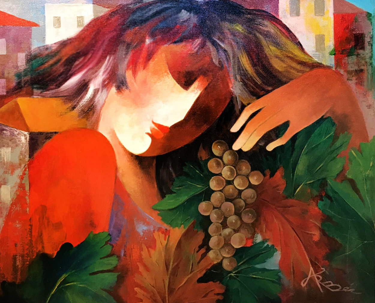 Autumn 31x34 Original Painting by Arbe Berberyan Autumn 31x34 Original Painting by Arbe Berberyan