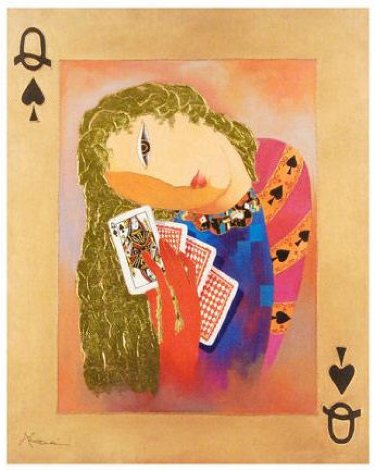 Nordic Queen of Spades 2010 Limited Edition Print - Arbe Berberyan