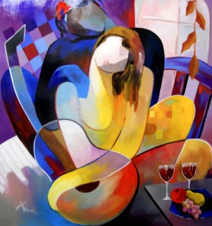 Homage to Picasso 2015 52x48 Super Huge Original Painting - Arbe Berberyan Homage to Picasso 2015 52x48 Super Huge Original Painting - Arbe Berberyan