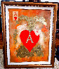 Cupids Plan their Ace 44x34 - Huge Original Painting by Arbe Berberyan - 1
