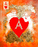 Cupids Plan their Ace 44x34 - Huge Original Painting by Arbe Berberyan - 0