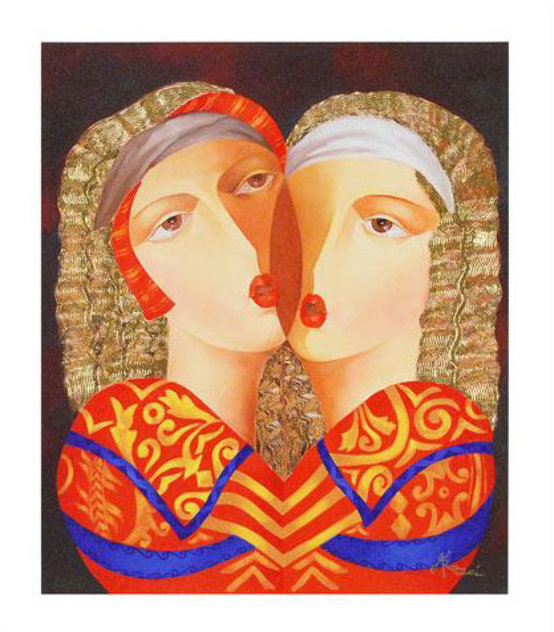 Women in Love Limited Edition Print by Arbe Berberyan