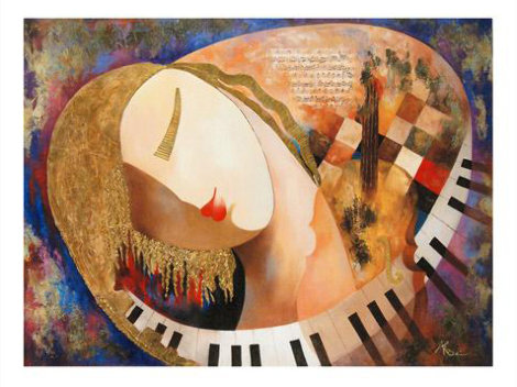 It's Music to My Heart 2010 Embellished Limited Edition Print - Arbe Berberyan
