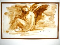 Mercury Rising Watercolor 15x19 Watercolor by Arbe Berberyan - 1 Mercury Rising Watercolor 15x19 Watercolor by Arbe Berberyan - 1
