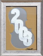 New Year's Card, 2003 Unique Works on Paper (not prints) by Arman Arman - 1 New Year's Card, 2003 Unique Works on Paper (not prints) by Arman Arman - 1