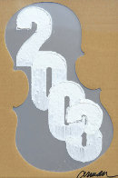 New Year's Card, 2003 Unique Works on Paper (not prints) by Arman Arman - 0 New Year's Card, 2003 Unique Works on Paper (not prints) by Arman Arman - 0