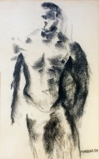 Untitled Drawing 1971  23x15 Works on Paper (not prints) - Armando Morales