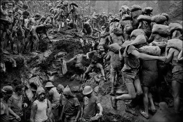 Worker Gold Mining 1980 - Set of 9 Photography - Robert Arneson Worker Gold Mining 1980 - Set of 9 Photography - Robert Arneson