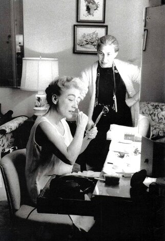 Joan Crawford and Eve Arnold 1959 - Los Angeles, California Large Format Photography - Eve Arnold