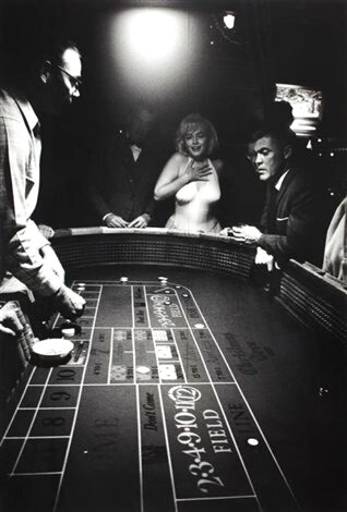 Marilyns Reaction to a Lucky Toss - Reno, NV Large Format Photography - Eve Arnold