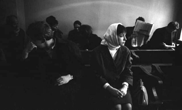 Divorce 1966 - USSR - Russia - Large Format Photography by Eve Arnold