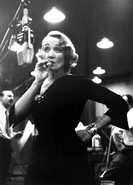 American Actress Marlene Dietrich 1952 - New York - Large Format Photography by Eve Arnold