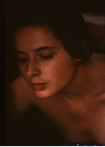 Isabella Rosellini during the Filming of White Nights 1984 - Finland - Large Format Photography - Eve Arnold