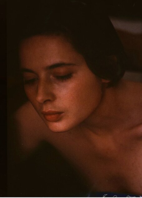 Isabella Rosellini during the Filming of White Nights 1984 - Finland - Large Format Photography by Eve Arnold