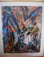 Untitled Unique Monoprint 1987 60x50 Huge Original Painting by Charles Arthur Arnoldi - 4 Untitled Unique Monoprint 1987 60x50 Huge Original Painting by Charles Arthur Arnoldi - 4