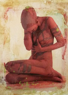 Thinking Unique 2003 18x15 Original Painting - Enric Aromi Masriera Thinking Unique 2003 18x15 Original Painting - Enric Aromi Masriera