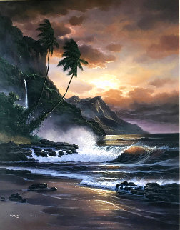 Sundown Concerto 42x36 Huge Original Painting - Arozi Sundown Concerto 42x36 Huge Original Painting - Arozi