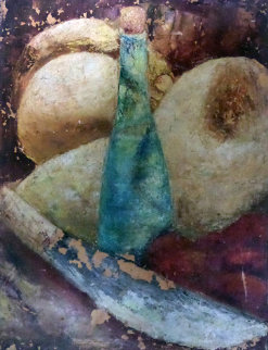 Untitled 1962 20x14 Original Painting - Gustavo Ramos Rivera