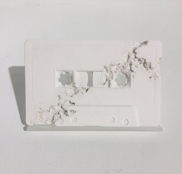 Cassette Tape (Future Relic Fr-04) 2015 Sculpture by Daniel Arsham