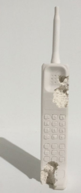 Mobile Phone (Future Relic Dafr-01) Plaster and Glass Sculpture 2013 11 in Sculpture by Daniel Arsham