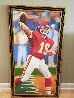 Untitled Painting (Signed By Joe Montana) 1997 59x35 Huge Original Painting by Thomas Arvid - 1