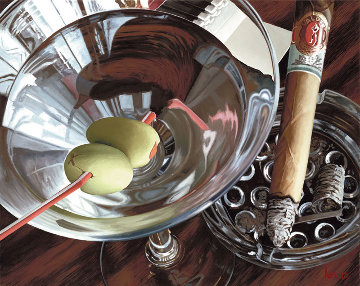 Martini-cigar 2001 Limited Edition Print - Thomas Arvid Martini-cigar 2001 Limited Edition Print - Thomas Arvid