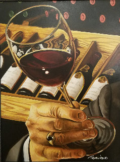 Don Panoz Chateau Elan 40x30 Huge Original Painting - Thomas Arvid Don Panoz Chateau Elan 40x30 Huge Original Painting - Thomas Arvid