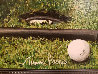 Young Golfer Original Painting by Thomas Arvid - 1