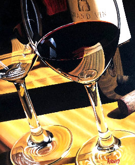 Grand Vin 1999 41x35 Original Painting - Thomas Arvid Grand Vin 1999 41x35 Original Painting - Thomas Arvid
