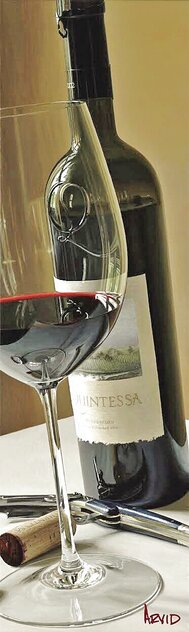 First Pour - Huge Giclee on Canvas  64x22 Limited Edition Print by Thomas Arvid